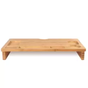 Image of Bamboo Monitor Stand 1 Tier M&W
