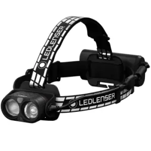 image of LED Lenser H19R Signature Rechargeable LED Head Torch Black / White