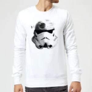 Image of Star Wars Command Stromtrooper Death Star Sweatshirt - White - L