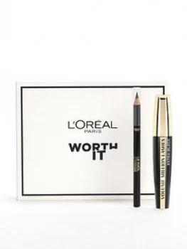 image of LOreal Paris LOreal Paris Mascara Eye Makeup Kit: Volume Million Lashes Mascara And Black Khol Eyeliner