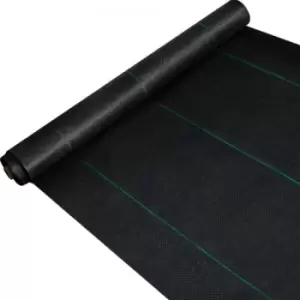 Image of 3x300 ft Heavy Duty PP Woven Weed Barrier Landscape Ground Cover 3.24Oz