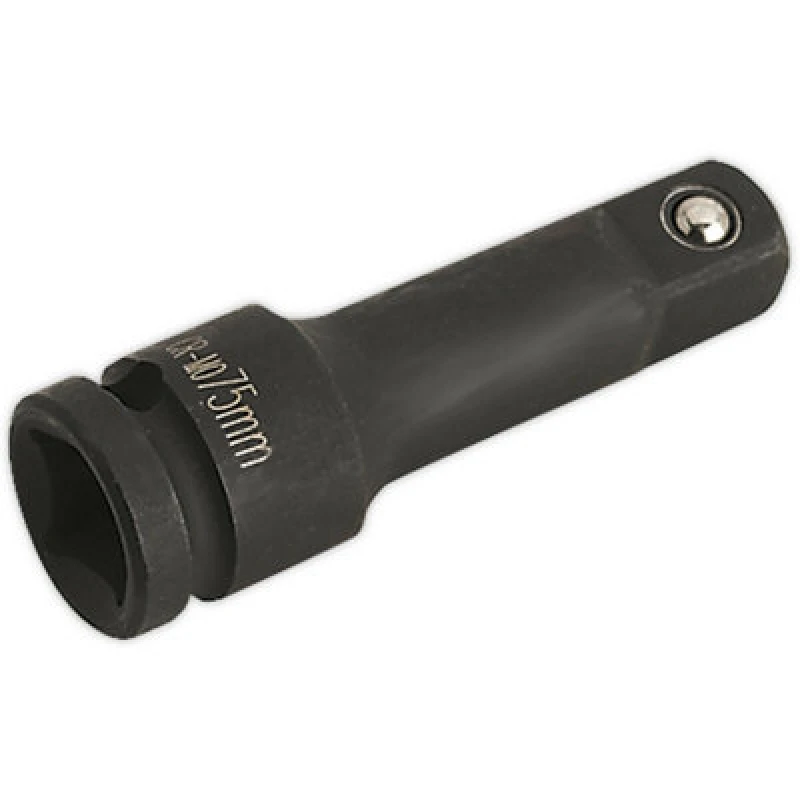 Image of Loops 75mm Steel Impact Extension Bar - 1/2" Sq Drive - Spring-Ball Socket Retainer Metallics