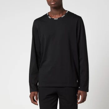Image of Polo Ralph Lauren Mens Liquid Cotton Long Sleeve Top - Polo Black - L