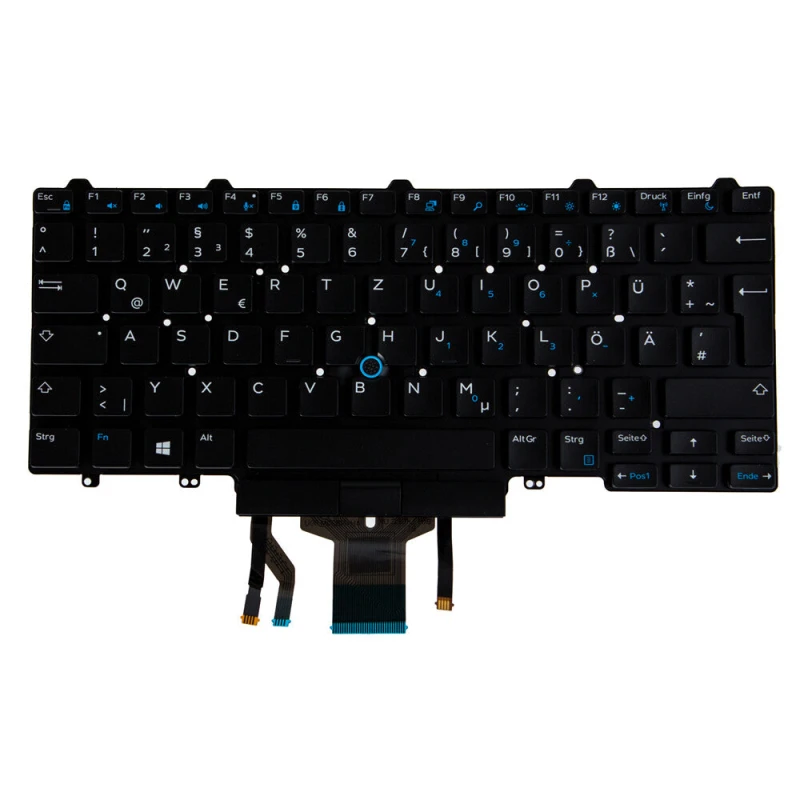Image of Dell Origin Storage KBD Latitude E5450/E7450 German Layout Backlit 83 Keys Dual Point KB-4JPX1