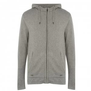 image of Firetrap Zip Hoodie Mens - Grey Marl