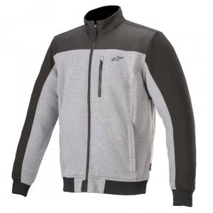 Image of (XL) Alpinestars Cafe Track Fleece Textile Jacket Grey / Black