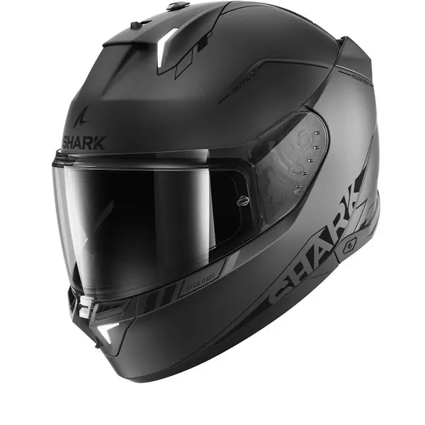 Image of Shark SKWAL i3 Blank SP Mat Anthracite Black Silver AKS Full Face Helmet M