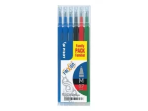 image of Pilot Refill for FriXion Ball/Clicker Pens 0.7mm Tip Assorted Colours