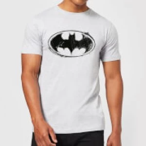 image of DC Comics Batman Sketch Logo T-Shirt - Grey - 3XL