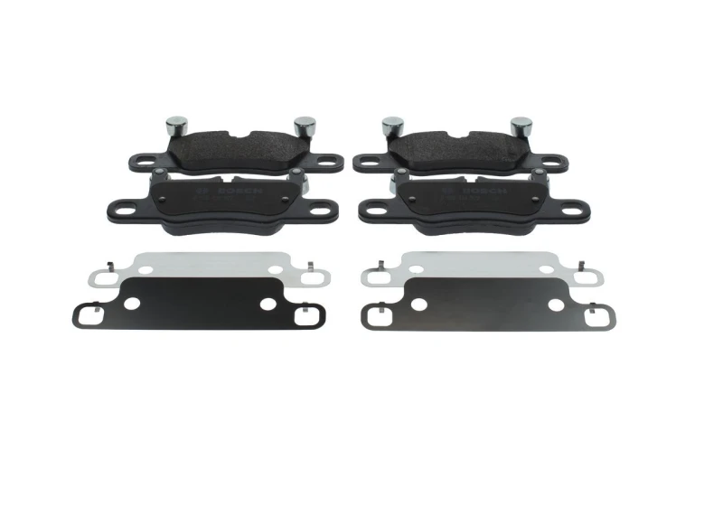 Image of Bosch 0 986 424 972 Brake pad set with mounting manual Low-Metallic Brake Pad Set,disc brake (402)