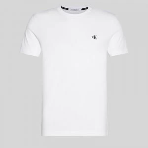 Image of CK Jeans Mens Essential Slim T-Shirt - Bright White - L