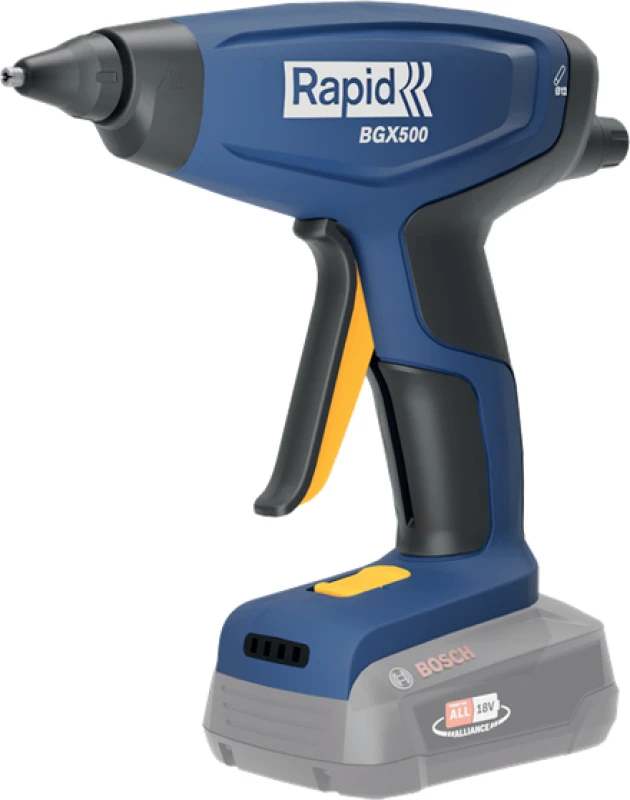 Image of Rapid BGX500 Hot glue gun Black. Blue