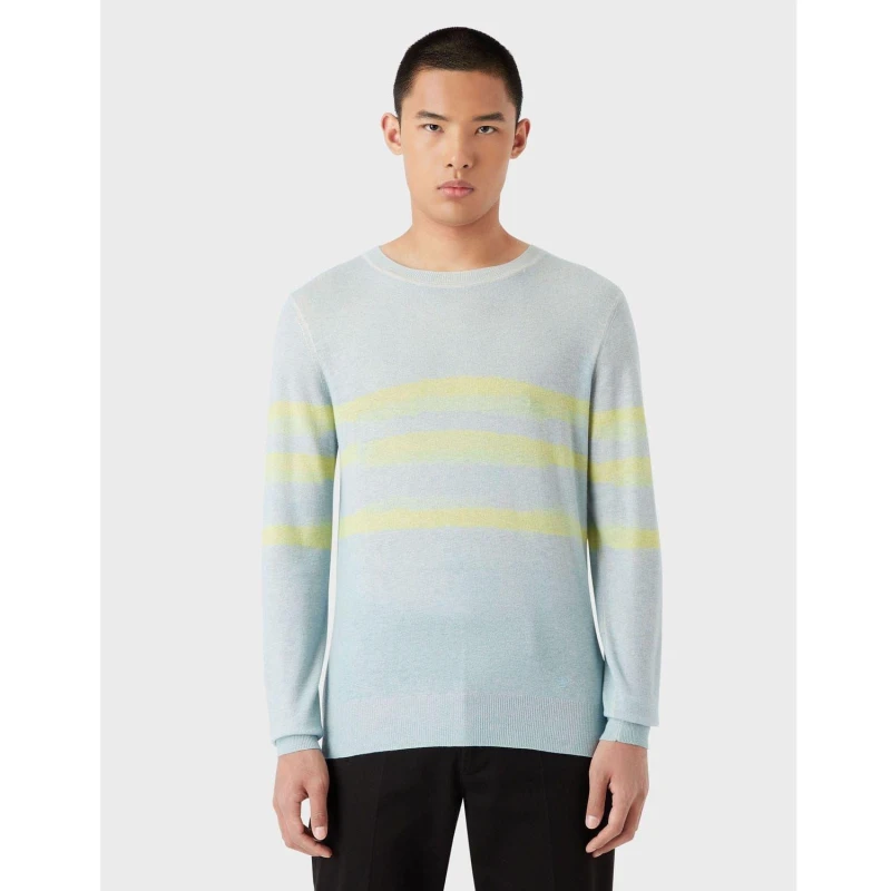 Image of Emporio Armani Knit Sweatshirt Multi Colour male S