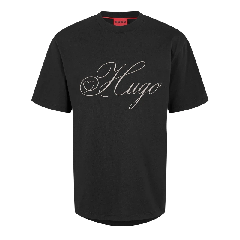 Image of Hugo Dalent 10272987 01 Polo Shirt Mens Black male L