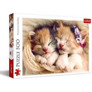 Image of Sleeping Kittens Jigsaw Puzzle - 500 Pieces