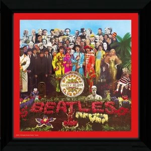 Image of The Beatles Sgt Pepper Framed Album Cover