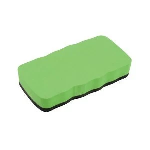 image of 5 Star Elite Drywipe Eraser Magnetic Lime Green