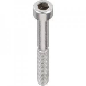Image of TOOLCRAFT 888744 Allen screws M4 10 mm Hex socket Allen DIN 912 Stainless steel A2