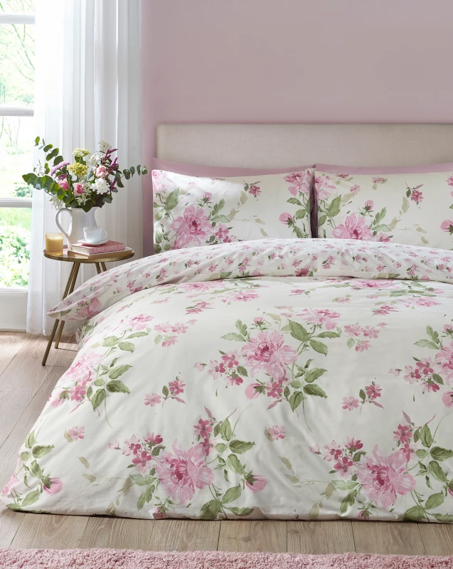 Image of Catherine Lansfield Catherine Lanfield Avebury Duvet Set Cream - Catherine Lansfield - Size: DOUBLE Cream DOUBLE GZ27702