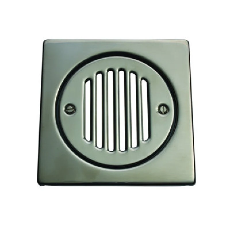 Image of McAlpine FGTOP6SS 150mm Square Stainless Steel Tile Silver