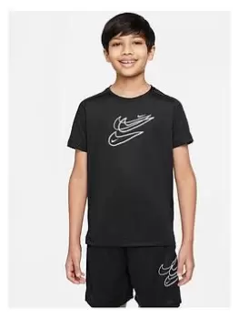 Image of Nike Older Boys Dri-Fit Perf Hbr Collection Top - Black
