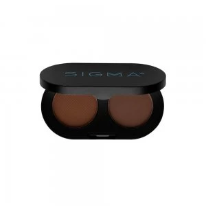 image of Sigma Color + Shape Brow Powder Duo (Various Shades) - Dark