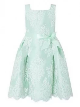 Monsoon Girls Valeria Mint Lace Dress - Mint, Mint, Size 11 Years, Women