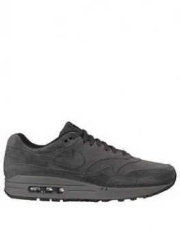 Image of Nike Air Max 1 Premium GreyBlack Size 10 Men
