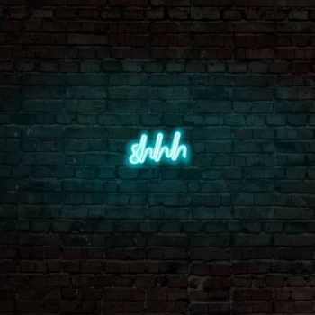 Image of Shhh - Blue Blue Wall Lamp