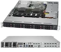 Image of SuperServer 1029P-WTRT - Intel C622 - LGA 3647 (Socket P) - 10.4 GT/s - Intel Xeon - DDR4-SDRAM - 1500 GB