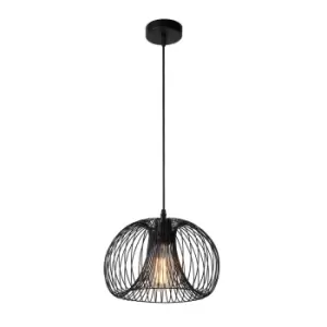 Image of Vinti Vintage Wire Pendant Light - Ø30cm - 1xE27 - Black