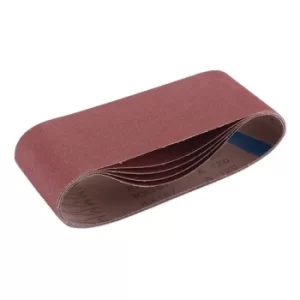 Image of Draper Cloth Sanding Belt, 100 x 610mm, 120 Grit (Pack of 5)