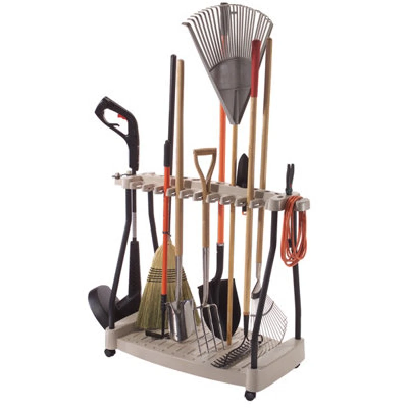 Image of SUNCAST Suncast Garden Tool Rack With Wheels RTC1000