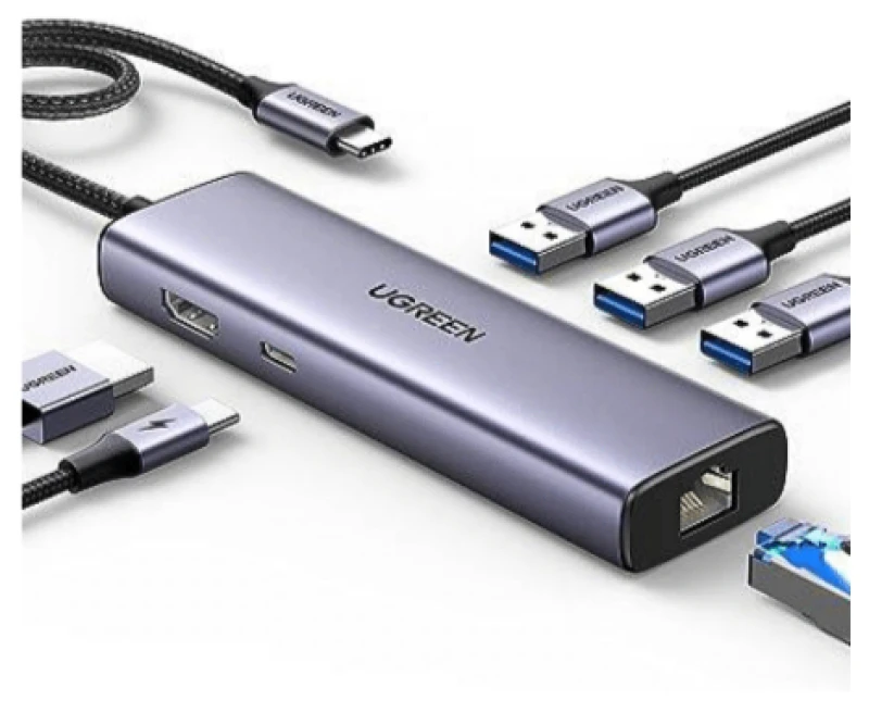 Image of Ugreen 15598 interface hub USB 3.2 Gen 1 (3.1 Gen 1) Type-C 5000 Mbit/