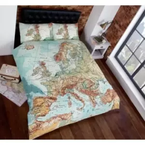 Image of Map Duvet Set - Double