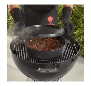 image of Weber 8857 - 6.8 L - Black - Porcelain - Cast iron - Enamel -...