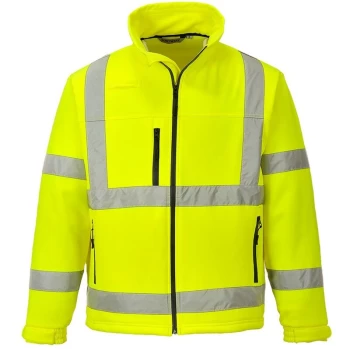 Image of Portwest - S424YERL - sz L Hi-Vis Classic Softshell Jacket (3L) - Yellow