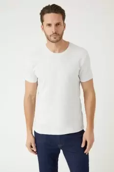 Image of Mens Frost Marl 3 Pack Crew Neck T-Shirts