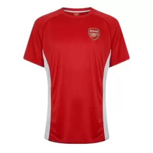 Image of Team FC Poly T-Shirt Mens - Red