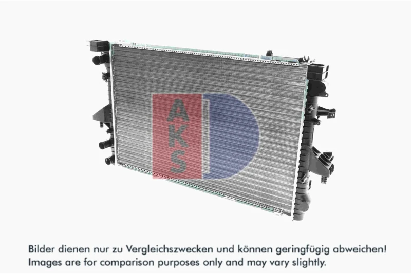 Image of AKS DASIS 041006N Engine radiator Aluminium, Mechanically jointed cooling fins Radiator,engine cooling (470)