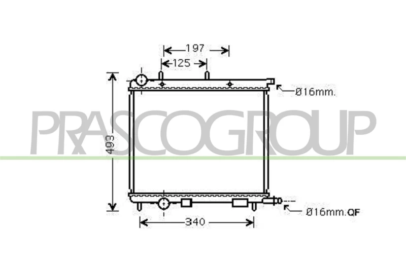 Image of PRASCO Engine radiator PRASCO CI304R001