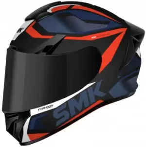 Image of SMK Typhoon Thorn Helmet, blue-orange, Size XS, blue-orange, Size XS
