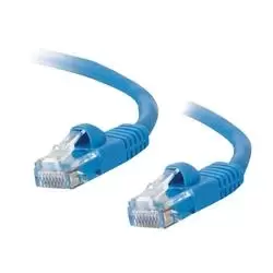 Image of C2G 2m Cat5E 350 MHz Snagless Booted Patch Cable - Blue