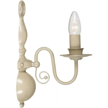 image of Linea Verdace Lighting - Linea Verdace Brugge Candle Wall Light Ivory