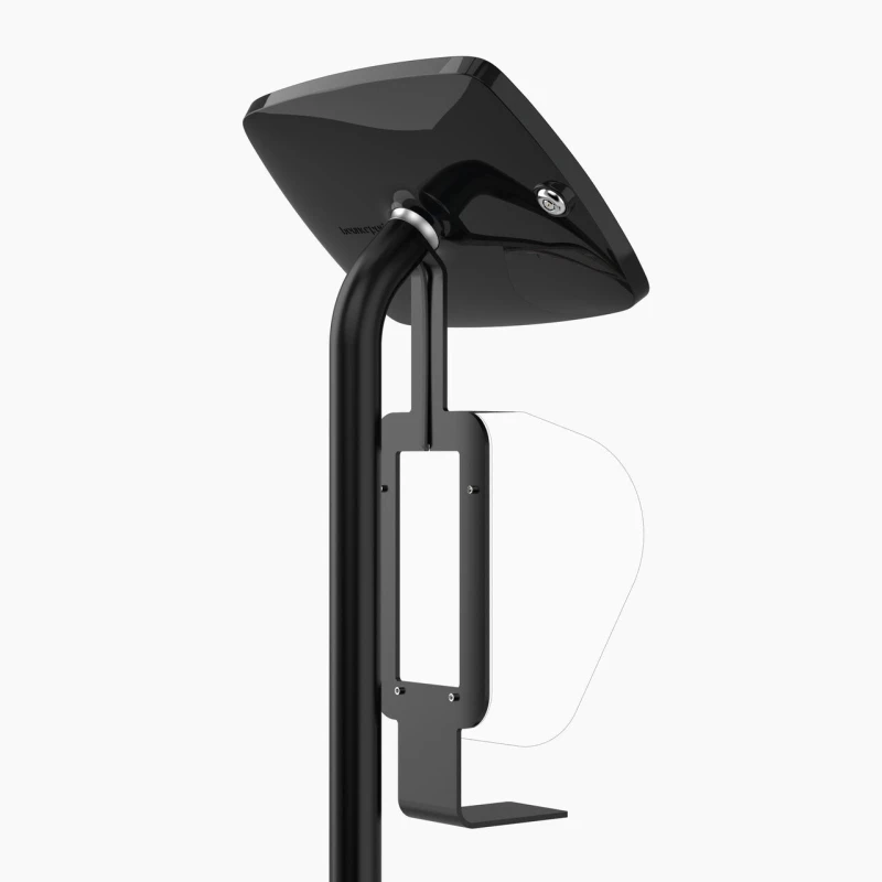 Image of Bouncepad Brother QL-820NWB Label Printer Mount Black Mounting kit for our Floorstanding Tablet Kiosks PP-BRO-B