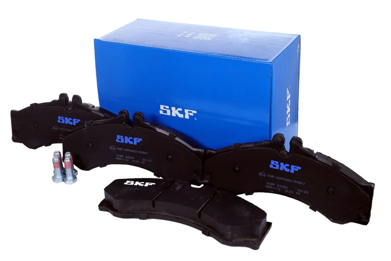 Image of SKF VKBP 80251 Brake pad set prepared for wear warning indicator Brake Pad Set,disc brake (402)