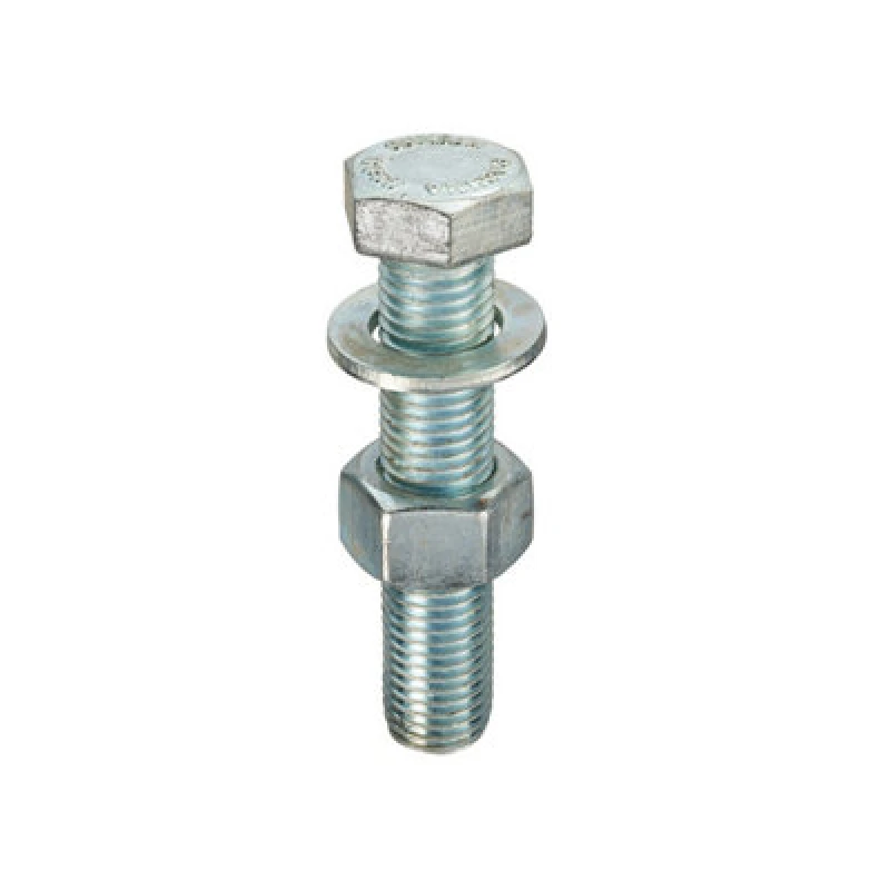 Image of Unifix Ce Marked Assembled Iso 4017 8.8 Bzp Set/nut/washer M24 X 65 - Box Of 50