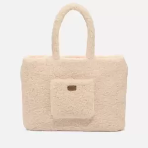 Image of UGG Womens Adrina Tote Sherpa Bag - Natural