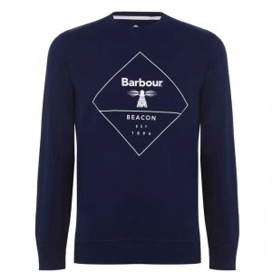 Image of Barbour Beacon Barbour Beacon Outline Sweat - New Navy NY31