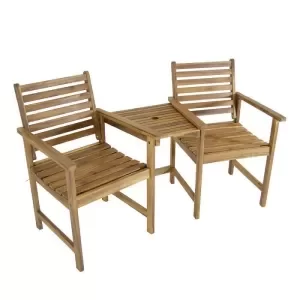 Image of Charles Bentley FSC Timber Cotswold Companion Seat Wooden